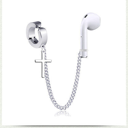 Boucles d'oreilles anti-perte tendance pour écouteurs Bluetooth